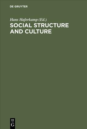 Social Structure and Culture.