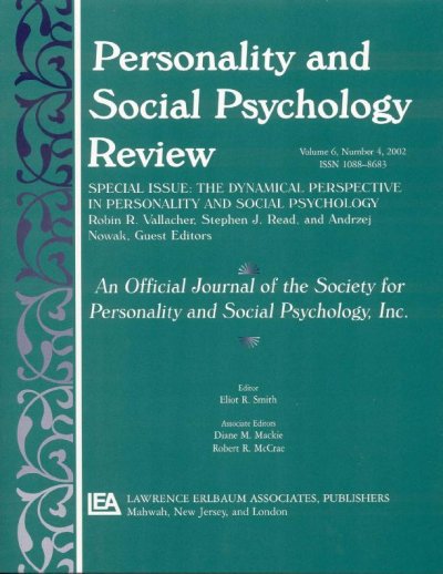 Personality and social psychology review. [Vol. 6 No. 4] [electronic resource].