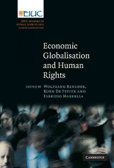 Economic globalisation and human rights / edited by Wolfgang Benedek, Koen De Feyter, Fabrizio Marrella.