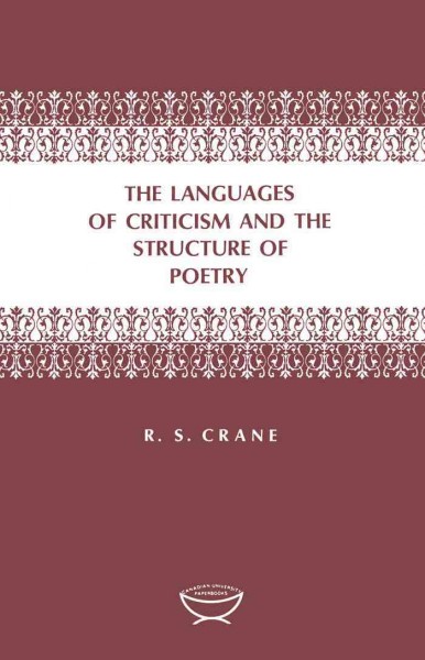 The languages of criticism and the structure of poetry.