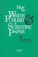 How to write & publish a scientific paper  Cover Image