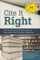 Cite it right : the SourceAid guide to citation, research, and avoiding plagiarism  Cover Image
