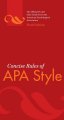 Go to record Concise rules of APA style.
