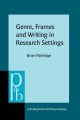 Genre, frames, and writing in research settings Cover Image