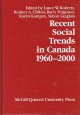 Go to record Recent social trends in Canada, 1960-2000