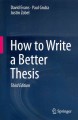 Go to record How to write a better thesis